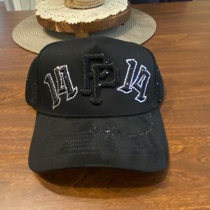 MEXICO X BELICO Black Embellished Cap